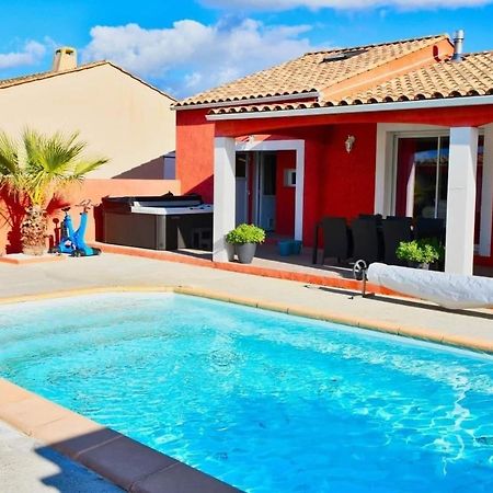 Villa de 3 chambres avec piscine privee jacuzzi et jardin clos a Carcassonne Extérieur photo