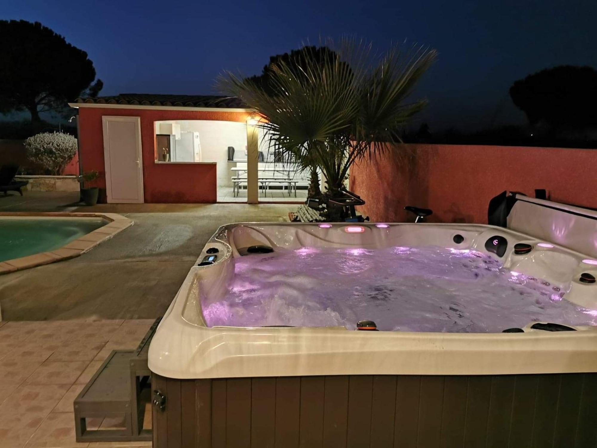 Villa de 3 chambres avec piscine privee jacuzzi et jardin clos a Carcassonne Extérieur photo