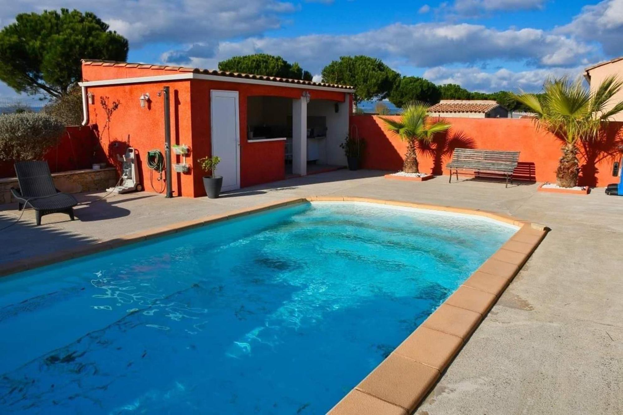 Villa de 3 chambres avec piscine privee jacuzzi et jardin clos a Carcassonne Extérieur photo